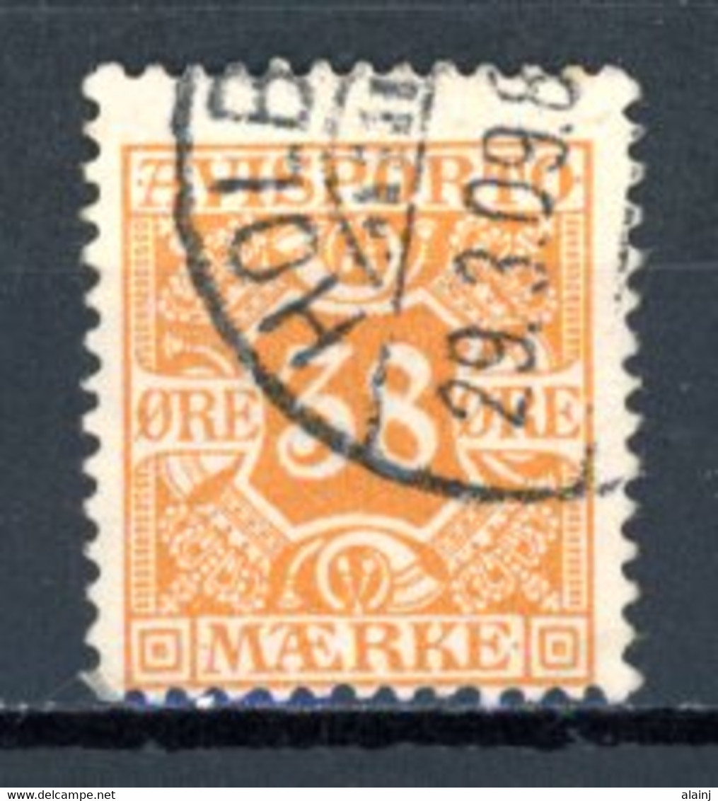 Danemark   Y&T    Journaux   6   Mi   6   Verrechnungsmarken    Obl   ---    Excellent état - Revenue Stamps