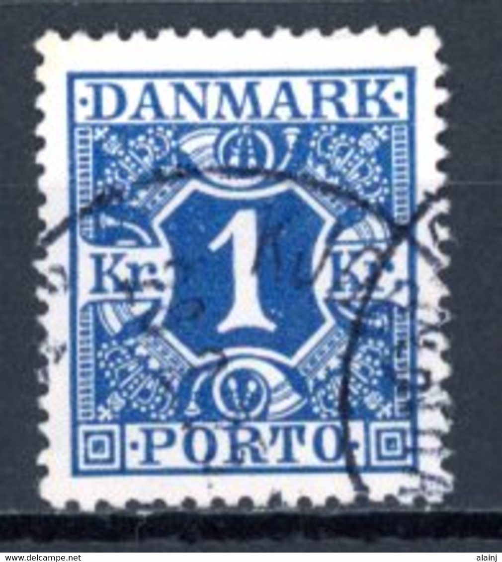 Danemark   Y&T    T  16    Mi   17   Obl   ---    Excellent état. - Port Dû (Taxe)