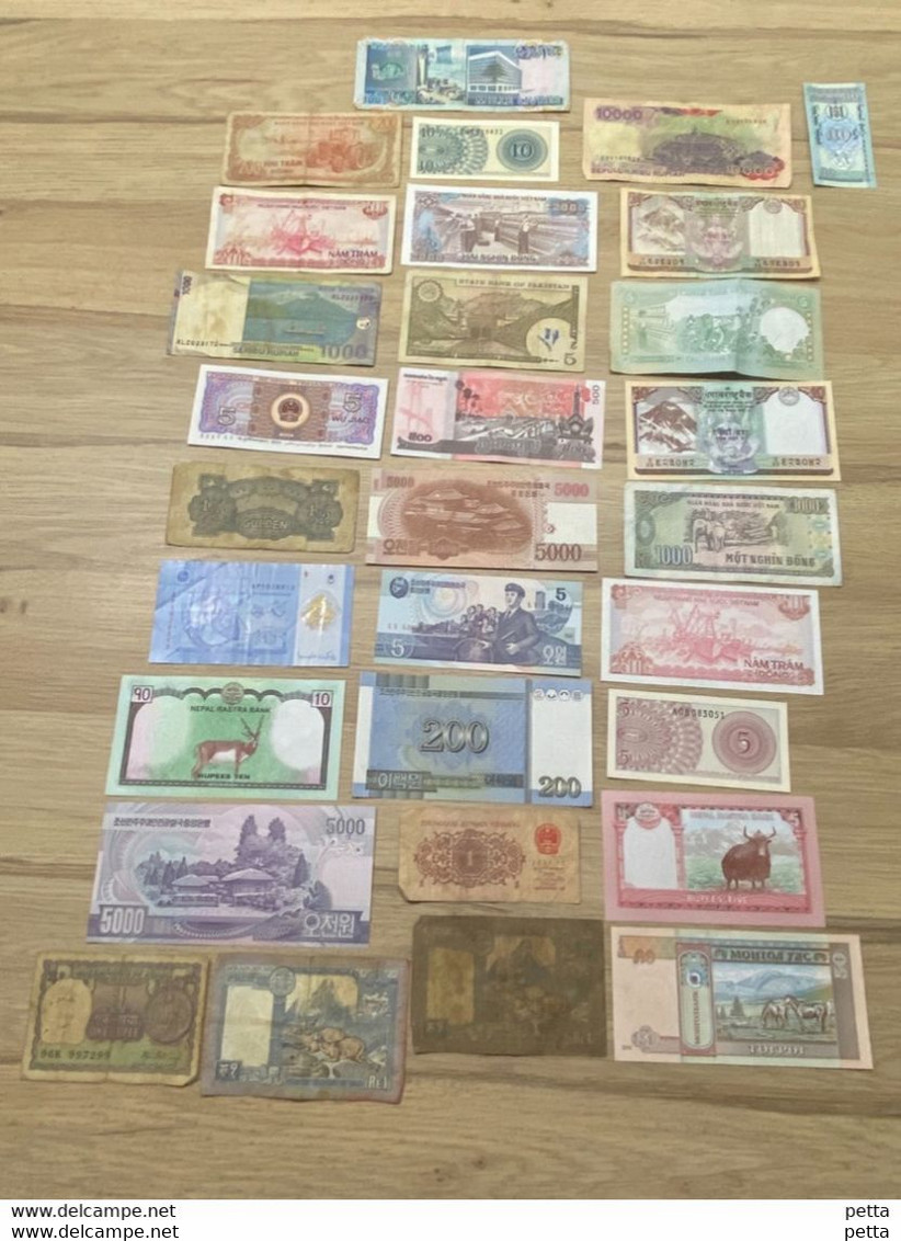 Lot De 30 Billets D’Asie Différents 14 UNC Et 16 Dans L 'état - Sonstige – Asien