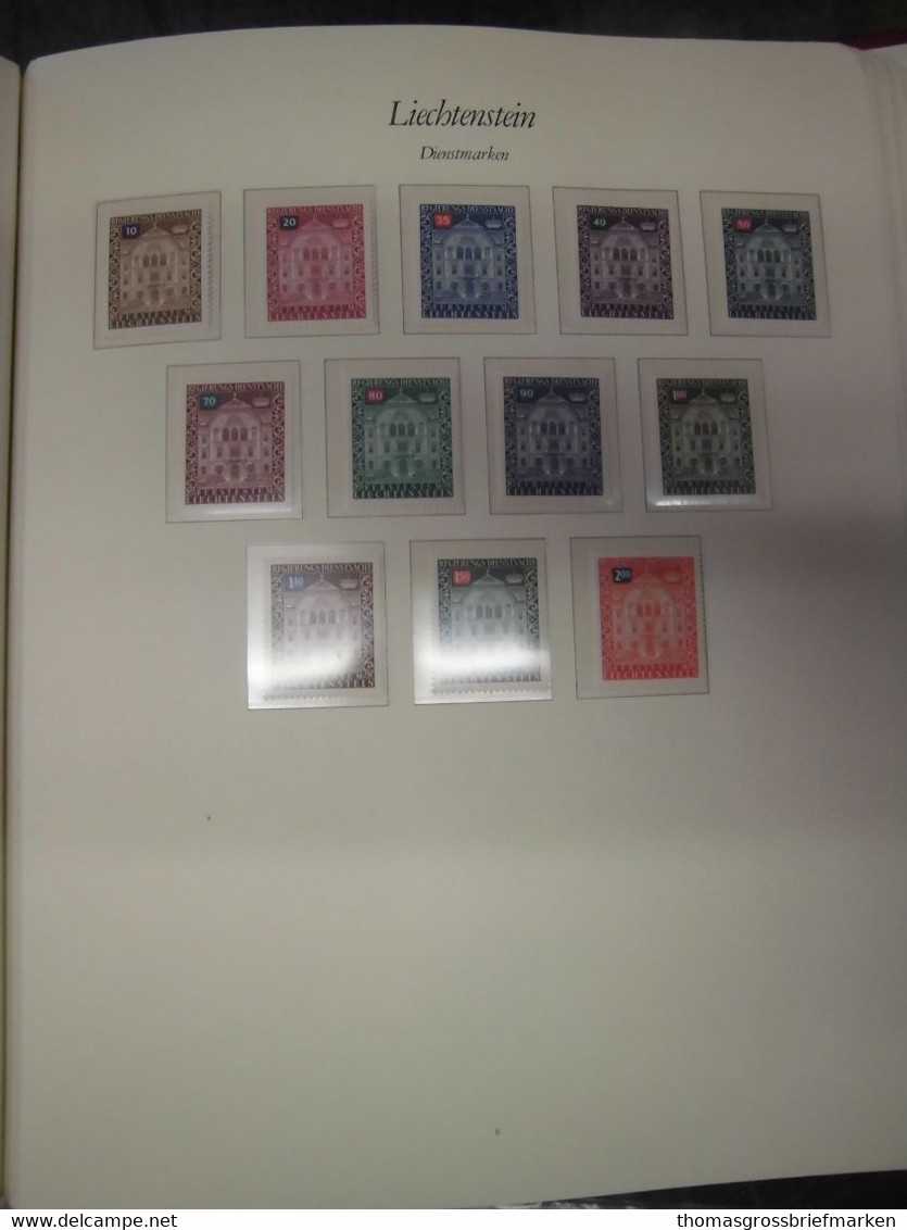 Sammlung FL Liechtenstein aus 1960-1994 postfrisch in Borek + viele Extra (80097