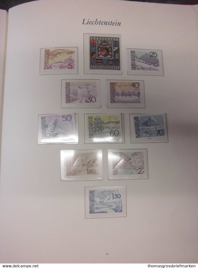 Sammlung FL Liechtenstein aus 1960-1994 postfrisch in Borek + viele Extra (80097