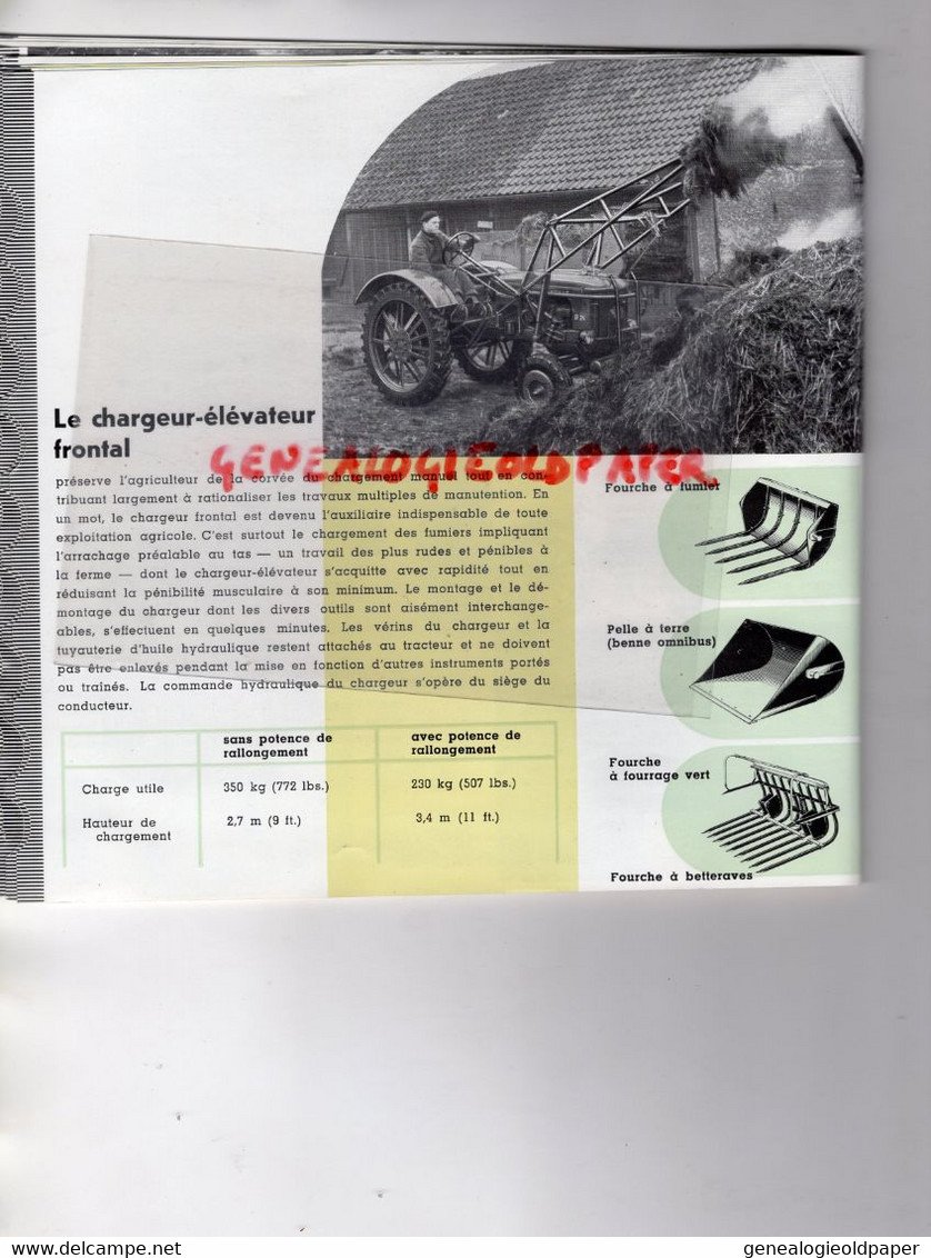 ALLEMAGNE- RARE CATALOGUE TRACTEUR R 24 HANOMAG-HANNOVER-AGRICULTURE AGRICOLE