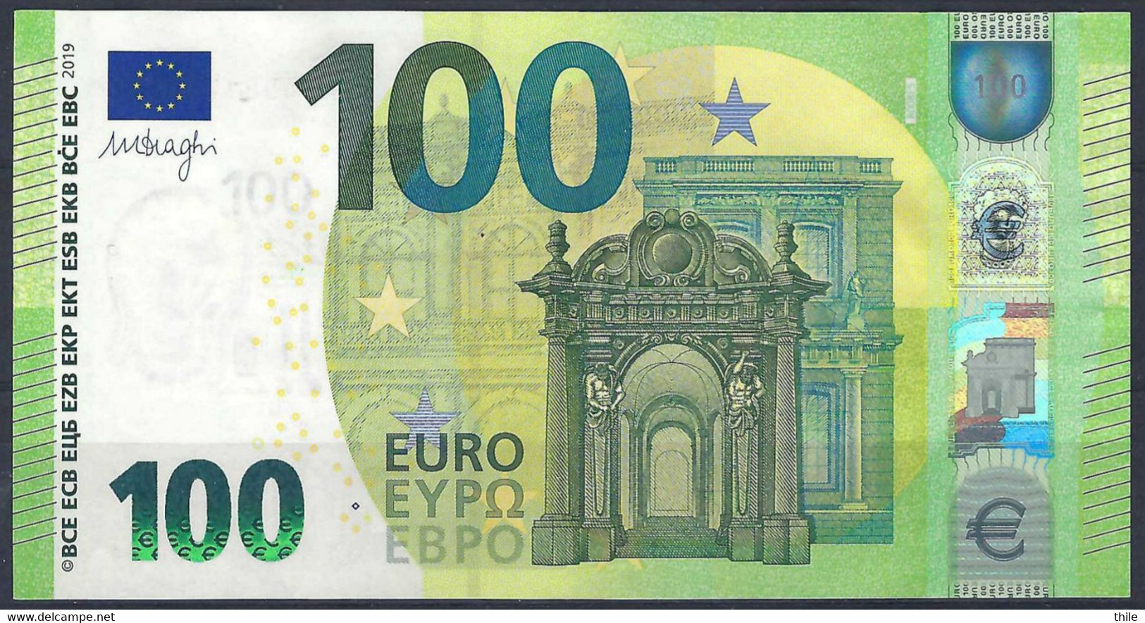 GERMANY - 100 € - RB - R008 E5 - UNC - Draghi - 100 Euro