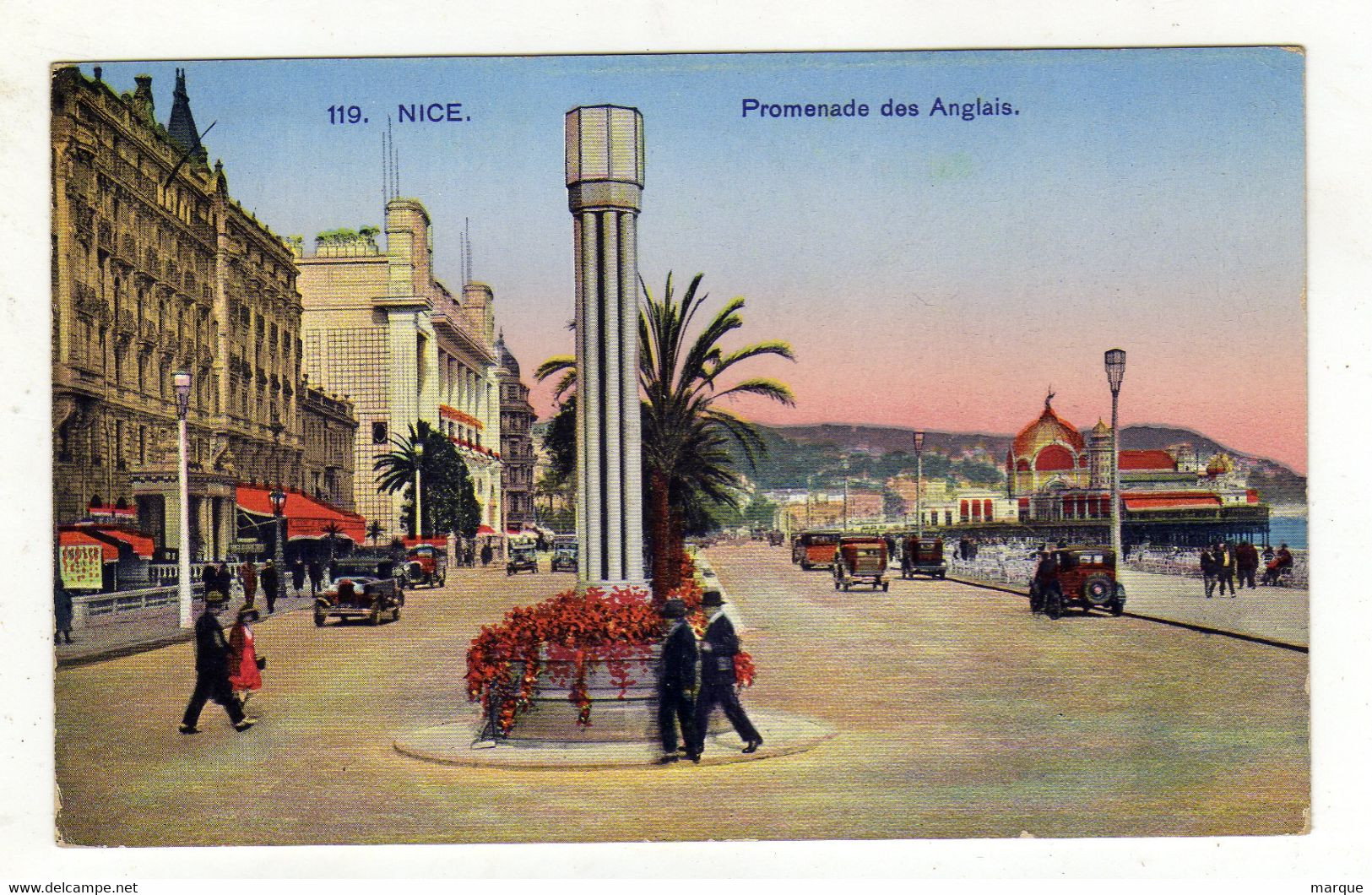 Cpa N° 119 NICE Promenade Des Anglais - Monuments, édifices