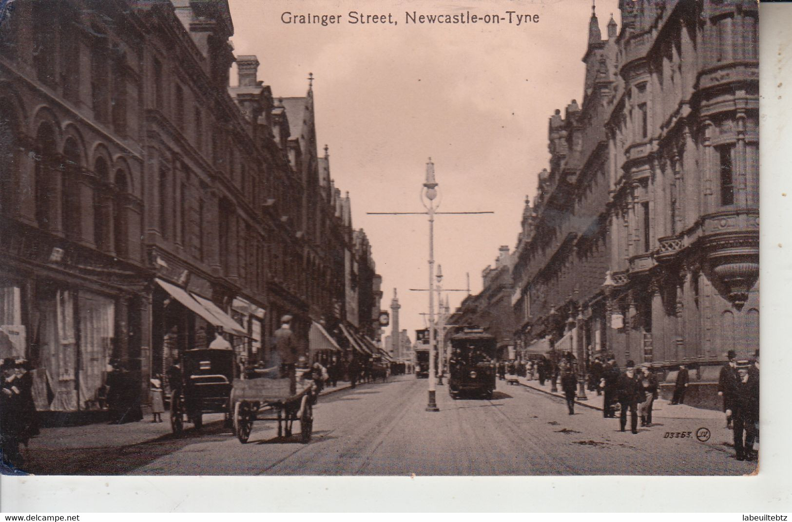 NEWCASTLE ON TYNE - Grainger Street  PRIX FIXE - Newcastle-upon-Tyne