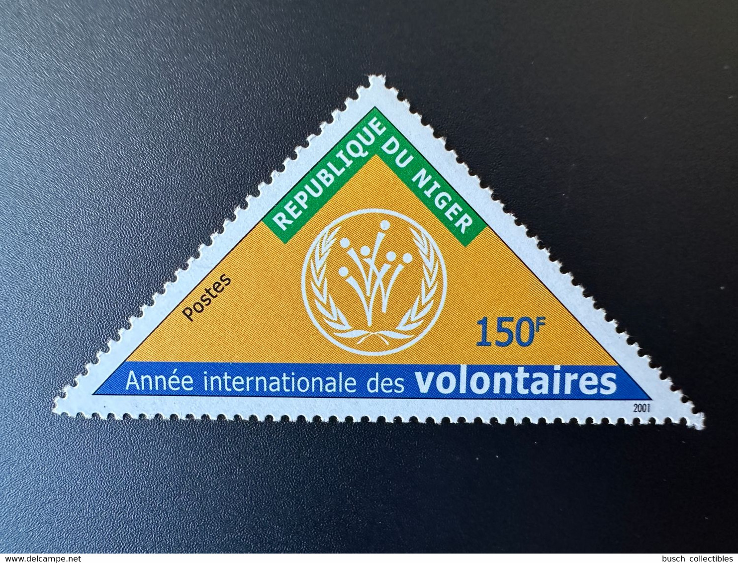 Niger 2001 Mi. 1972 Année Internationale Des Volontaires Volunteers Ehrenamt MNH ** 1 Val. - Niger (1960-...)