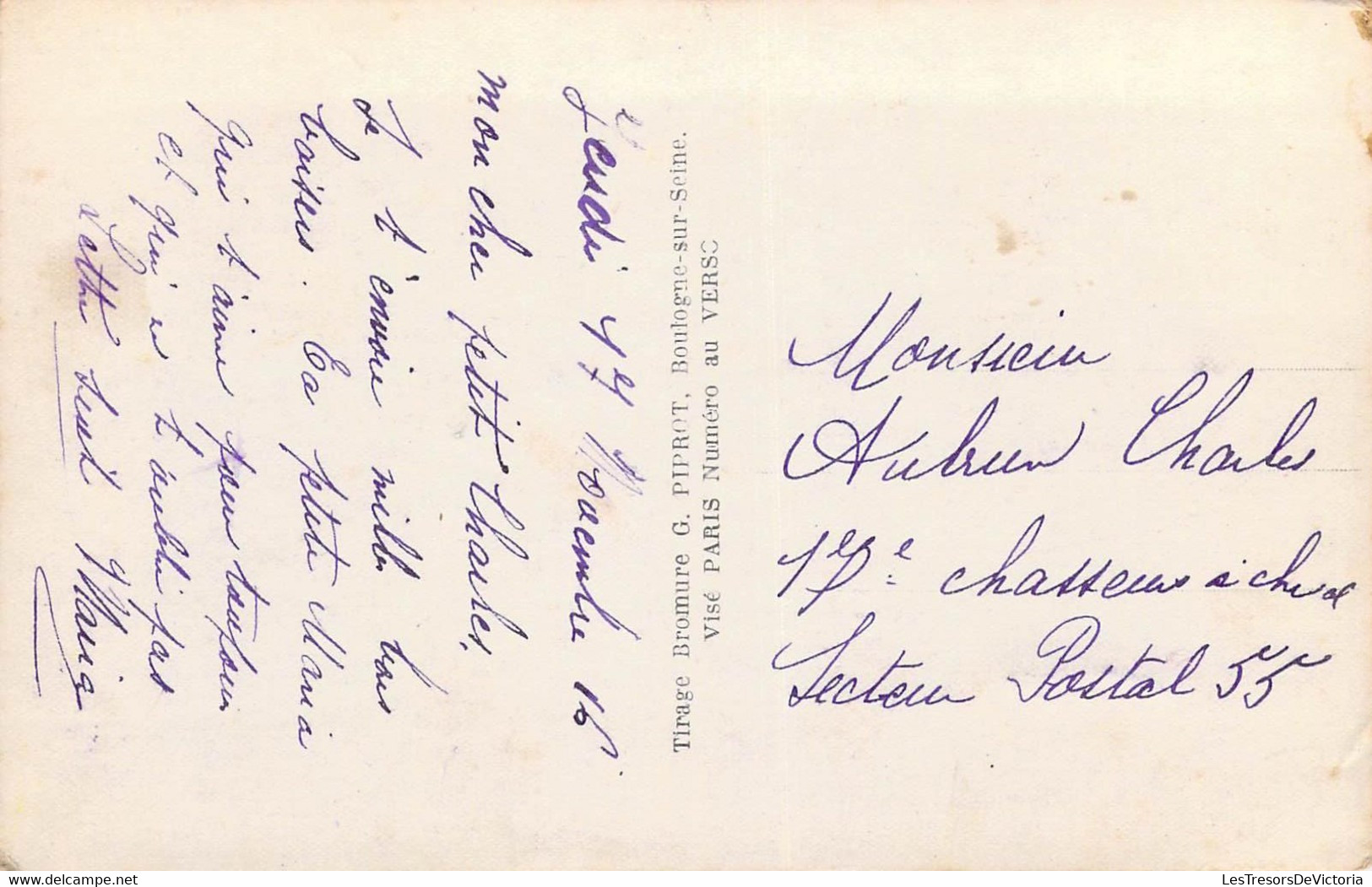 Militaria - Femme écrit à Son Mari Militaire - Echanges De Pensées.. - Carte Postale Ancienne - Patriotic