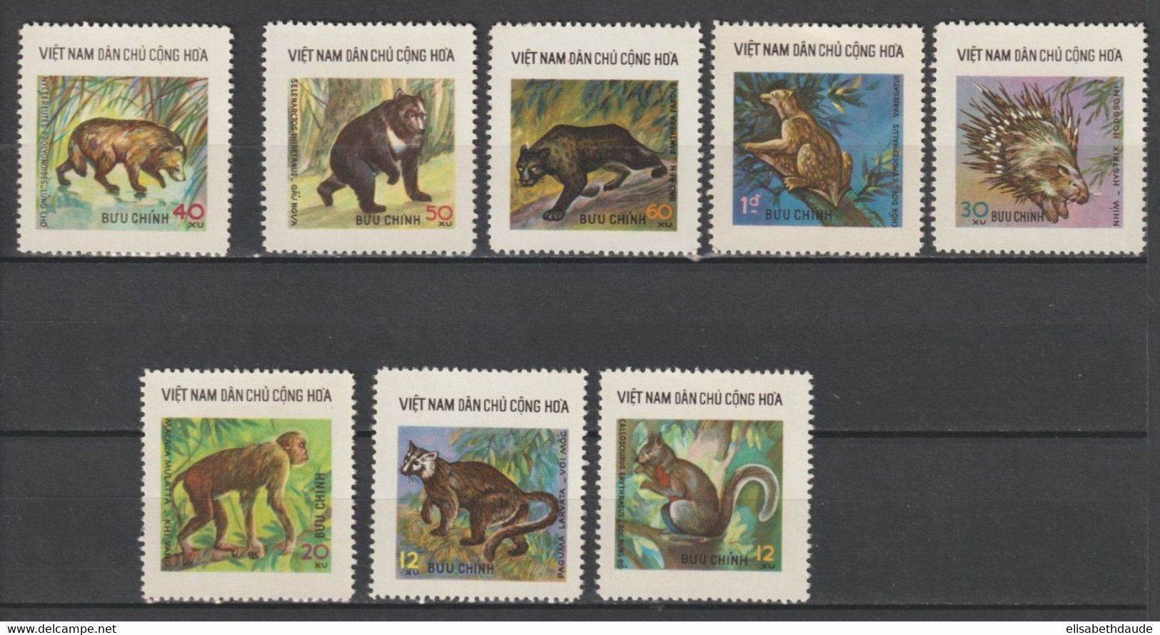 NORD VIETNAM - 1970/76 - ANNEES PRESQUE COMPLETES ! NEUFS (QUELQUES OBLITERES)- COTE = 247 EUR - 9 PAGES FLEURS/ANIMAUX