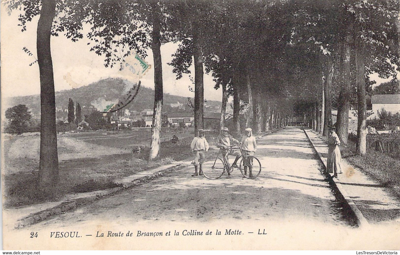 FRANCE - 54 - VESOUL - La Route De Besançon Et La Colline De La Motte - LL - Carte Postale Ancienne - Sonstige & Ohne Zuordnung