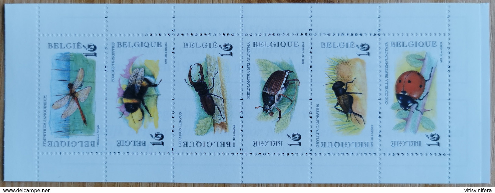 Carnet B27 Avec COB 2630/35 Année 1996. Nature. Insectes - Zonder Classificatie