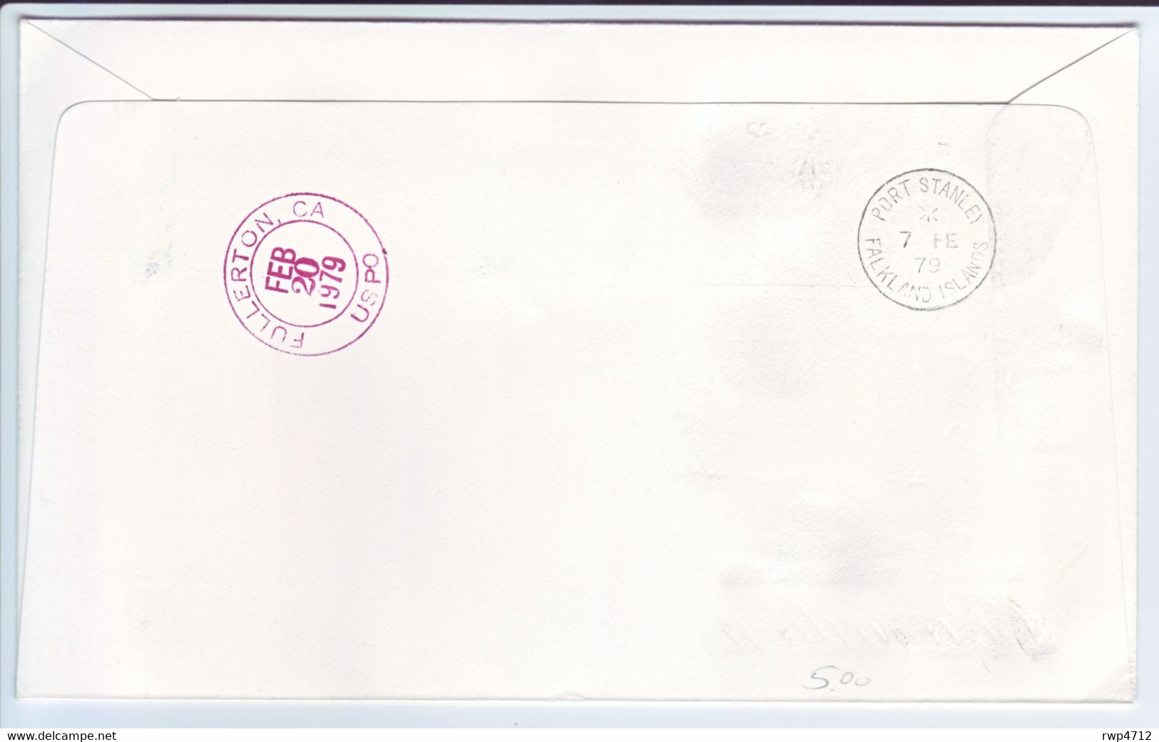 BAT  R-FDC  QE II  25th Anniversary 1979  Halley Bay To USA - FDC