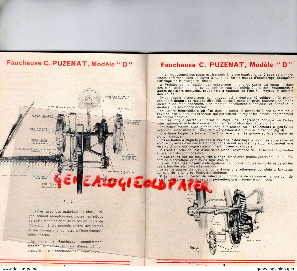 71- BOURBON LANCY- USINES SAINT DENIS-TOULOUSE-RARE CATALOGUE C. PUZENAT MACHINES AGRICOLES-AGRICULTURE- - Agriculture