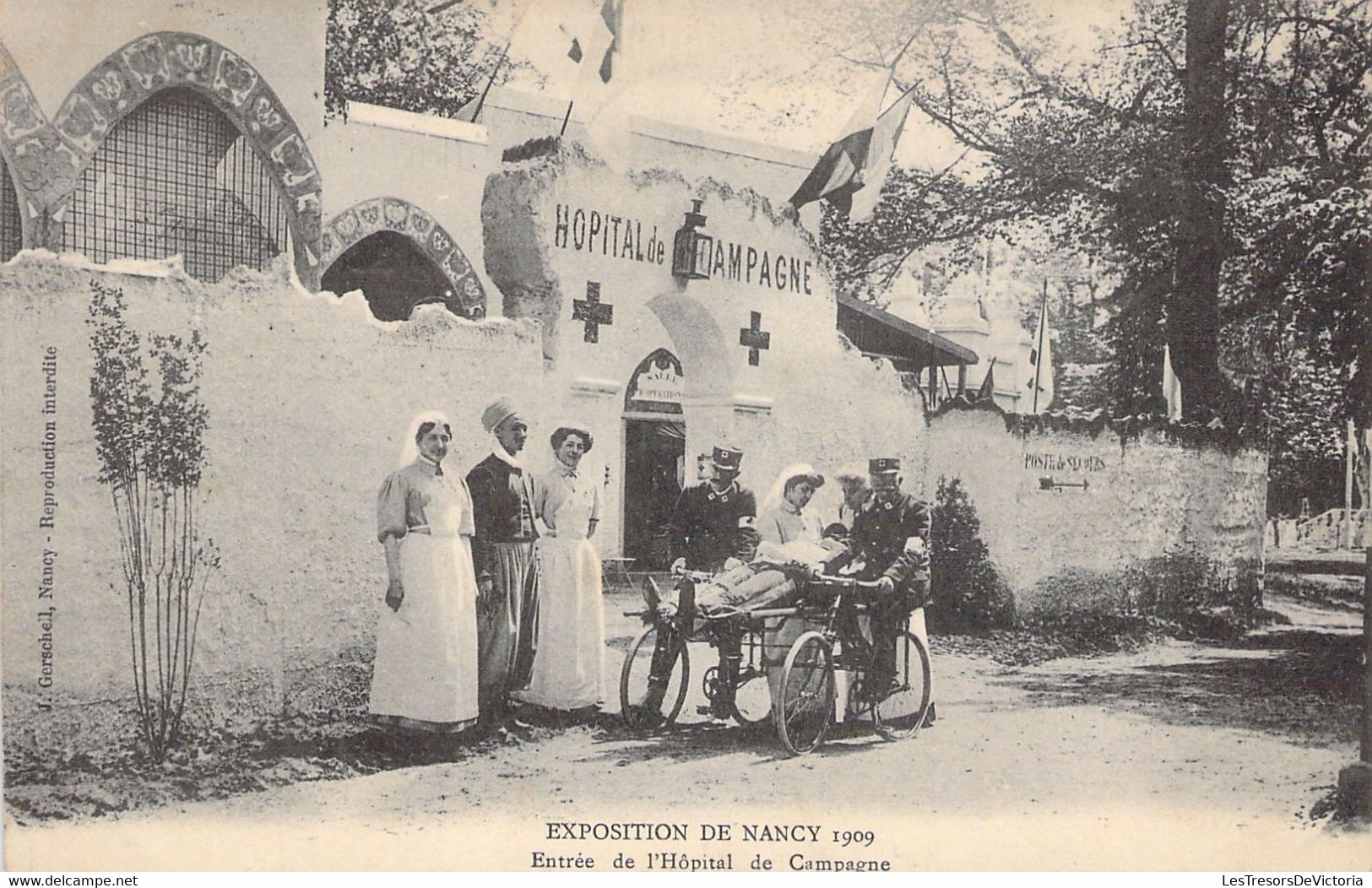 FRANCE - 54 - NANCY - Exposition De Nancy - Entrée De L'Hôpital De Campagne - Carte Postale Ancienne - Nancy