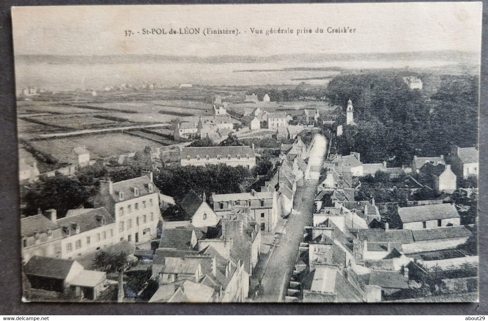 CPA 29 SAINT POL DE LEON - Vue Générale Prise Du Creisk'er - Edit. NL 37 -  Réf N 207 - Saint-Pol-de-Léon