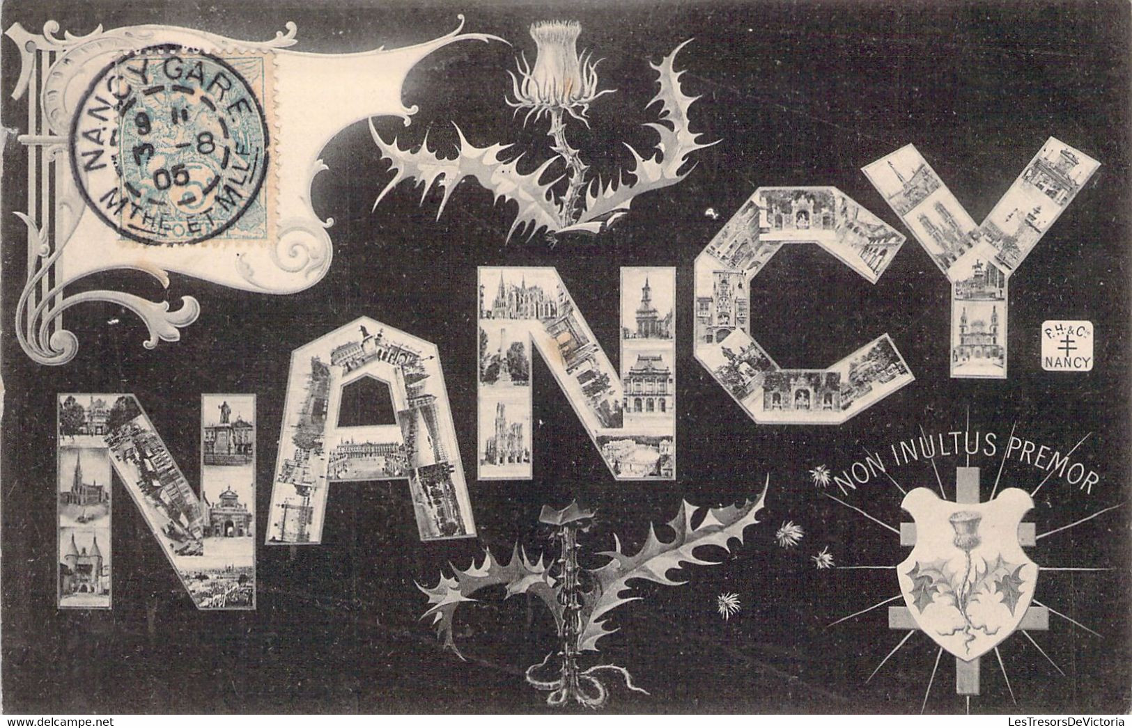 FRANCE - 54 - NANCY - Multi Vue - Non INULTUS PREMOR  - Carte Postale Ancienne - Nancy