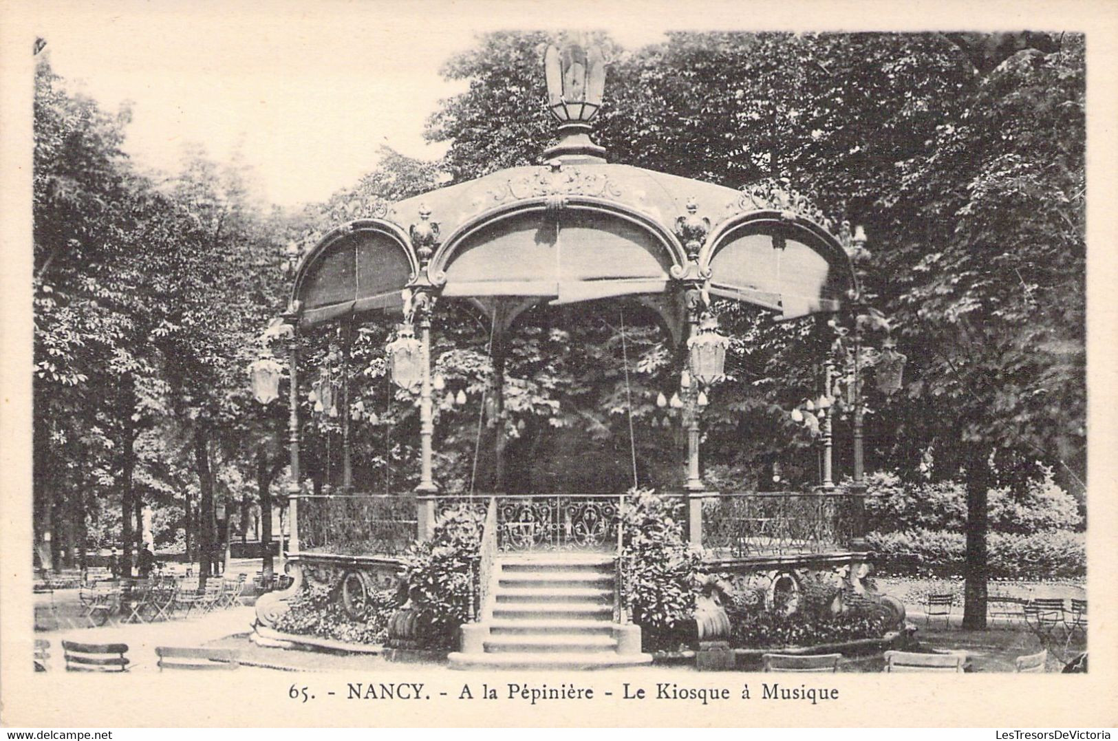 FRANCE - 54 - NANCY - A La Pépinière - Le Kiosque à Musique - Carte Postale Ancienne - Nancy