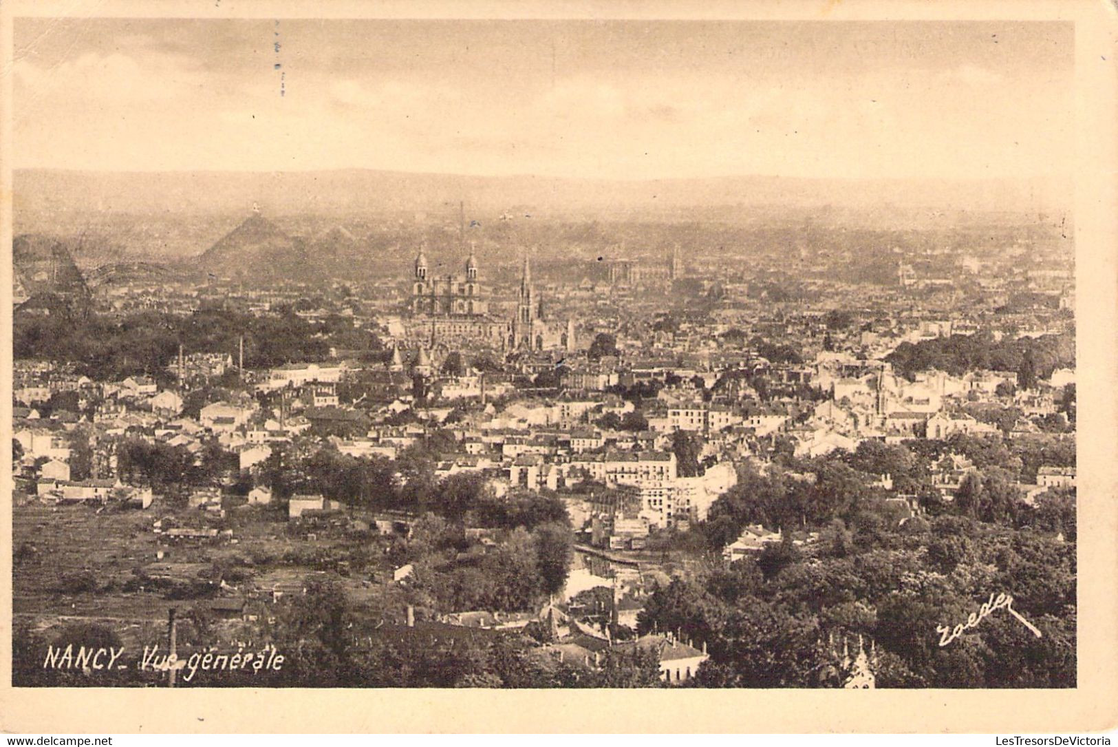 FRANCE - 54 - NANCY - Vue Générale - Roeder - Carte Postale Ancienne - Nancy