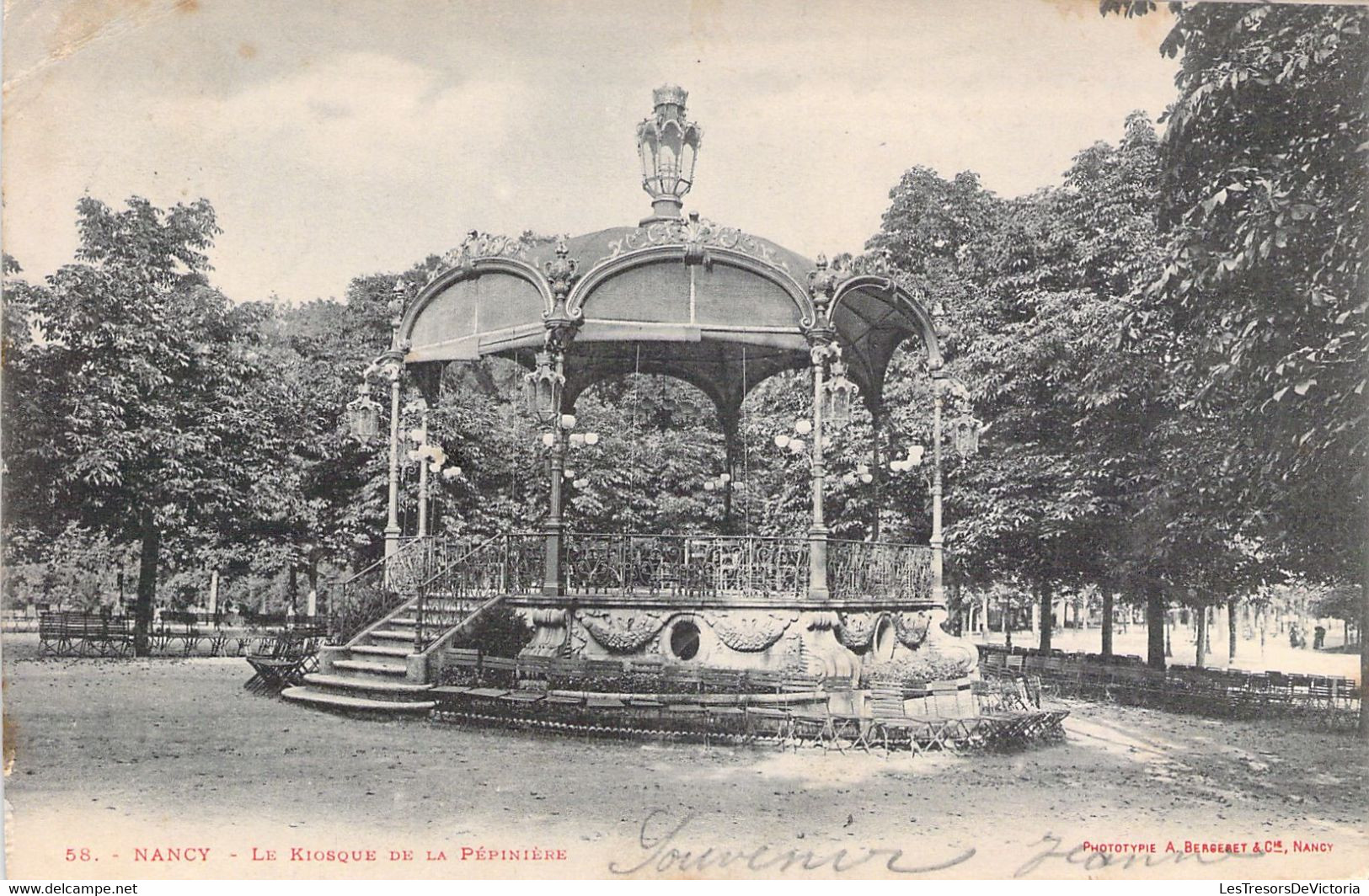 FRANCE - 54 - NANCY - Le Kiosque De La Pépinière - Barberet Et Cie - Carte Postale Ancienne - Nancy