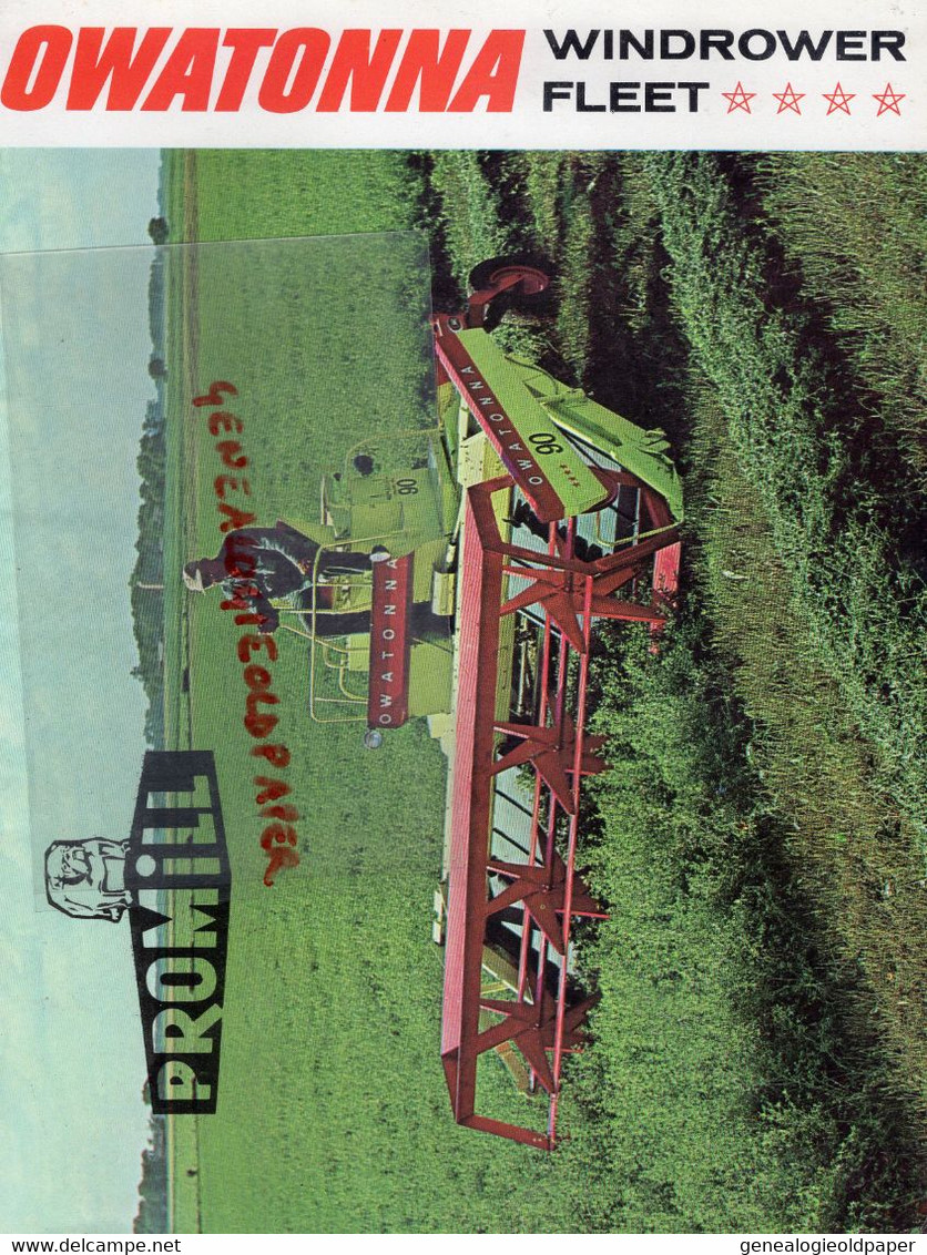 27- IVRY LA BATAILLE -RARE CATALOGUE PROMILL-OWATONNA MINNESOTA-  AGRICULTURE-MACHINE AGRICOLE - Landwirtschaft