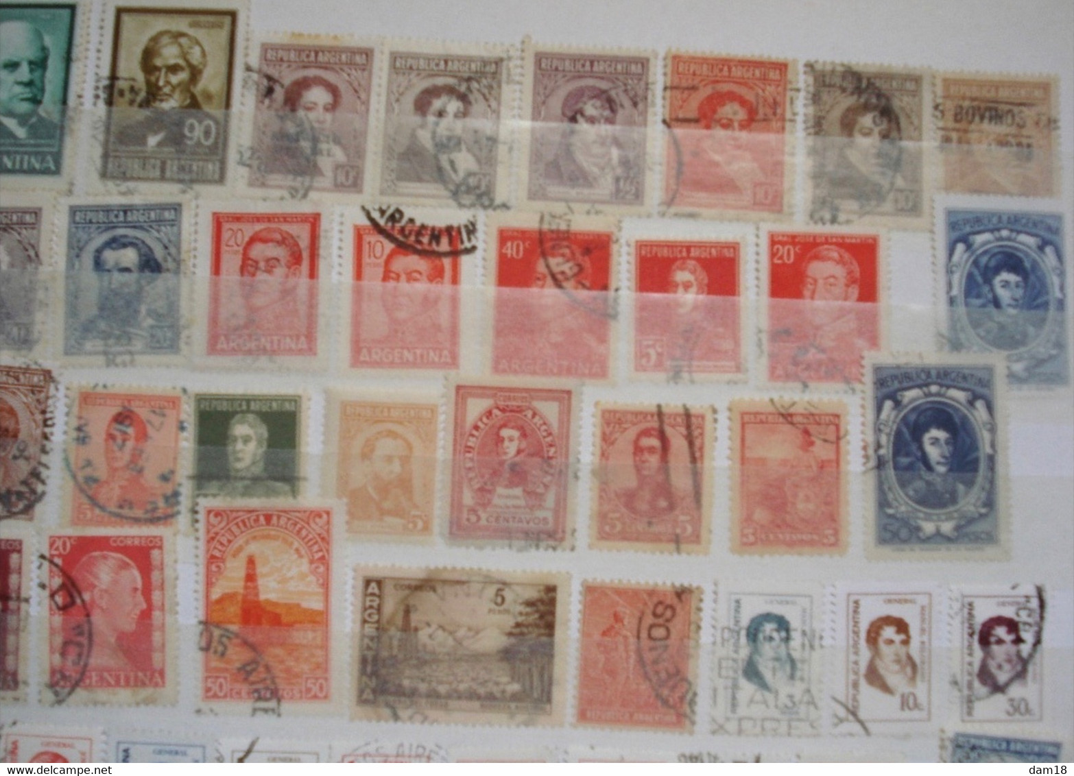 ARGENTINE LOT 120 TIMBRES **/*/o DIVERS VOIR 7 PHOTOS - Collections, Lots & Séries