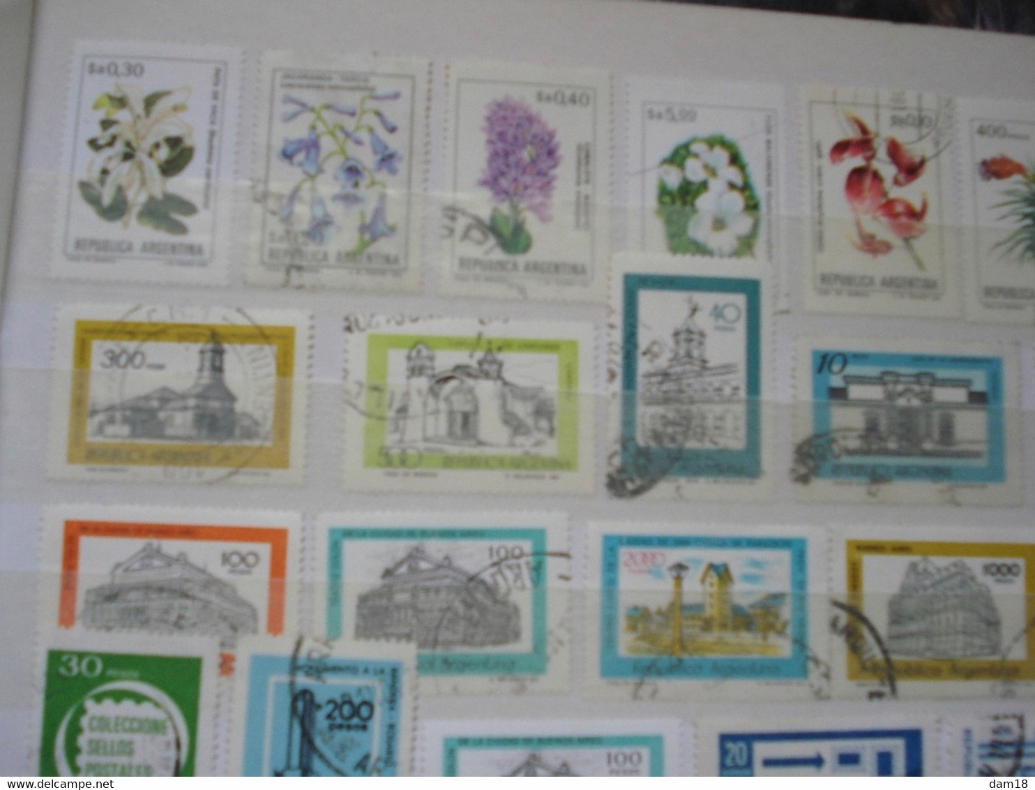 ARGENTINE LOT 120 TIMBRES **/*/o DIVERS VOIR 7 PHOTOS - Lots & Serien