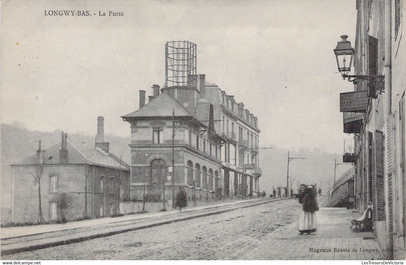 FRANCE - 54 - Longwy - La Poste - Magasins Réunis - Carte Postale Ancienne - Longwy