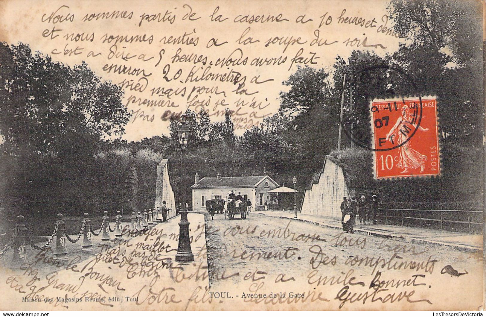 FRANCE - 54 - TOUL - Avenue De La Gare - Carte Postale Ancienne - Toul