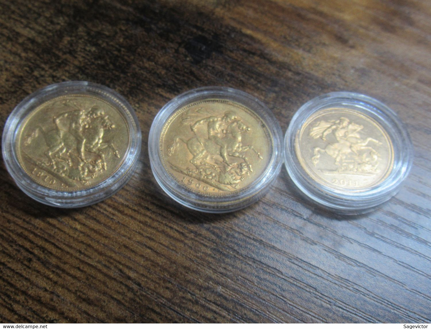 2 Pièces 1 Souverain+ 1 Pièce 1/2 Souverain - 1 Sovereign