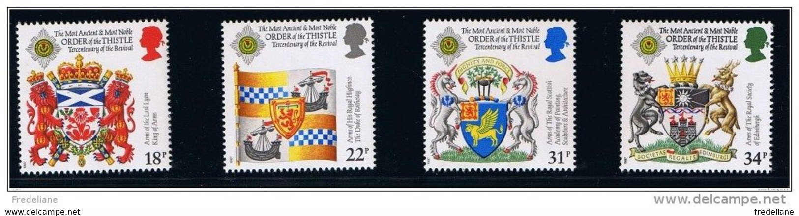 VLAGGEN/DRAPEAUX  - Y&T : 1274/7 - 1987*** - Zonder Classificatie