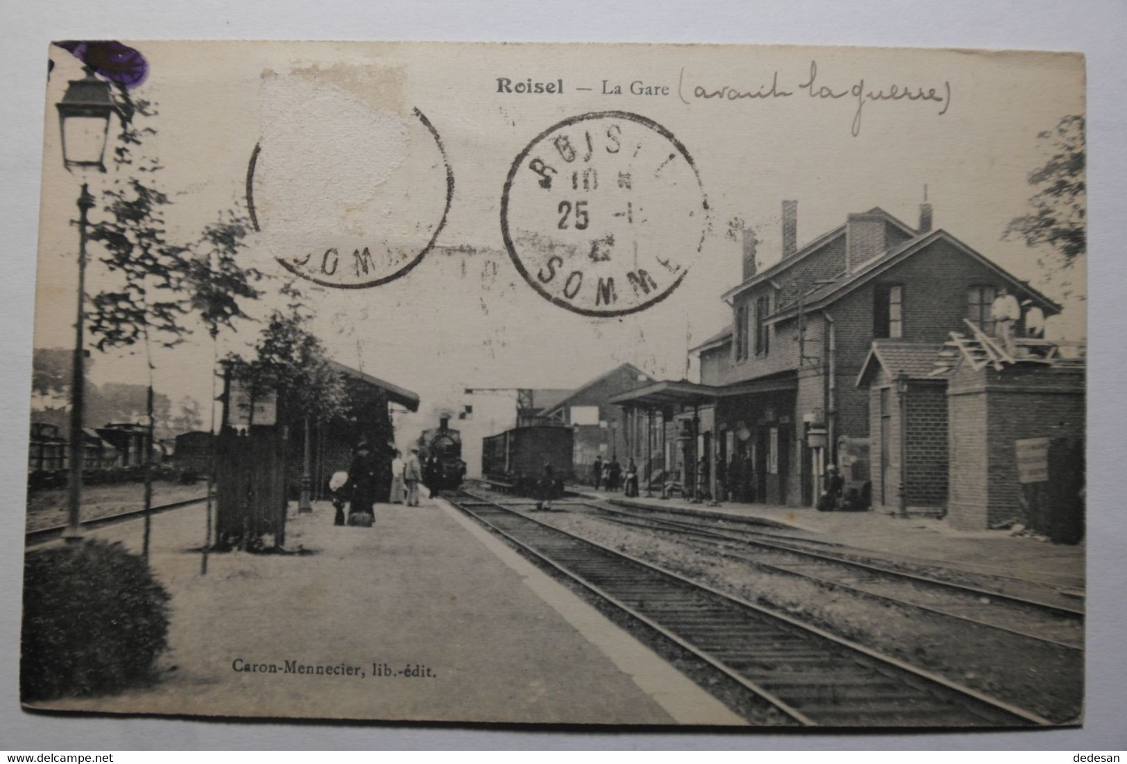 CPA Roisel La Gare 1922 - NOX01 - Roisel
