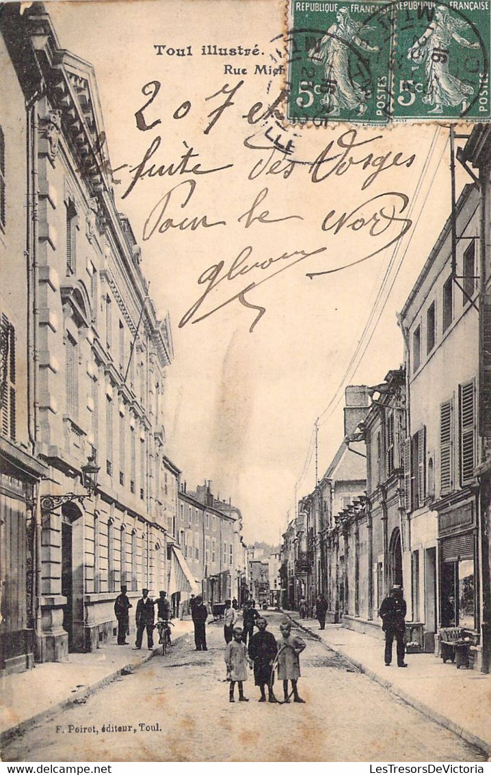 FRANCE - 54 - TOUL - Rue Michâtel Francheville - Carte Postale Ancienne - Toul