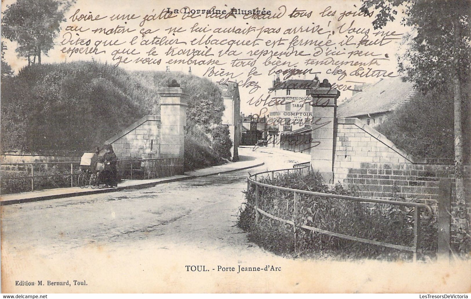 FRANCE - 54 - TOUL - Porte Jeanne D'Arc - Edition M Bernard - Carte Postale Ancienne - Toul