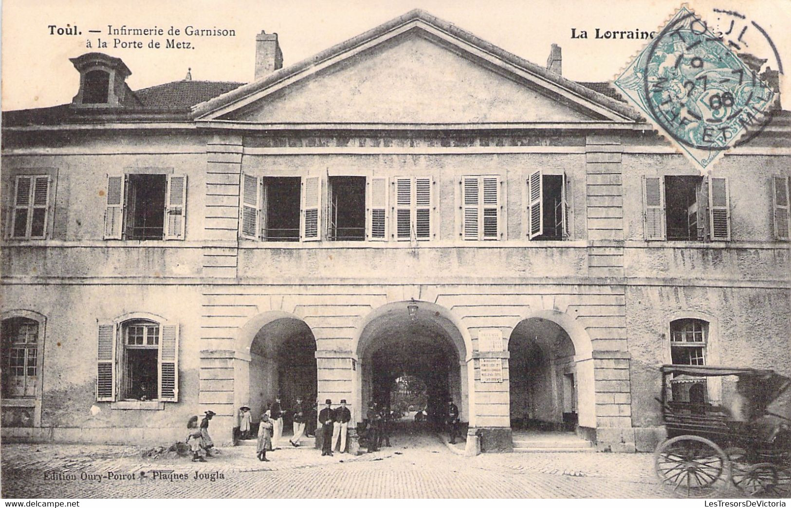 FRANCE - 54 - TOUL - Infanterie De Garnison à La Porte De Metz - Edition Oury-Poirot - Carte Postale Ancienne - Toul