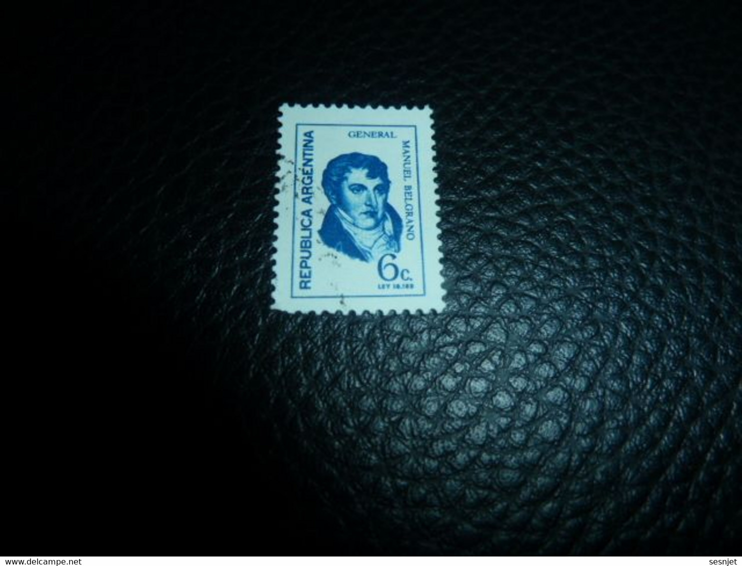 Republica Argentina - Général Manuel Belgrano - 6 Centavos - Yt 866 - Bleu - Oblitéré - Année 1973 - - Used Stamps