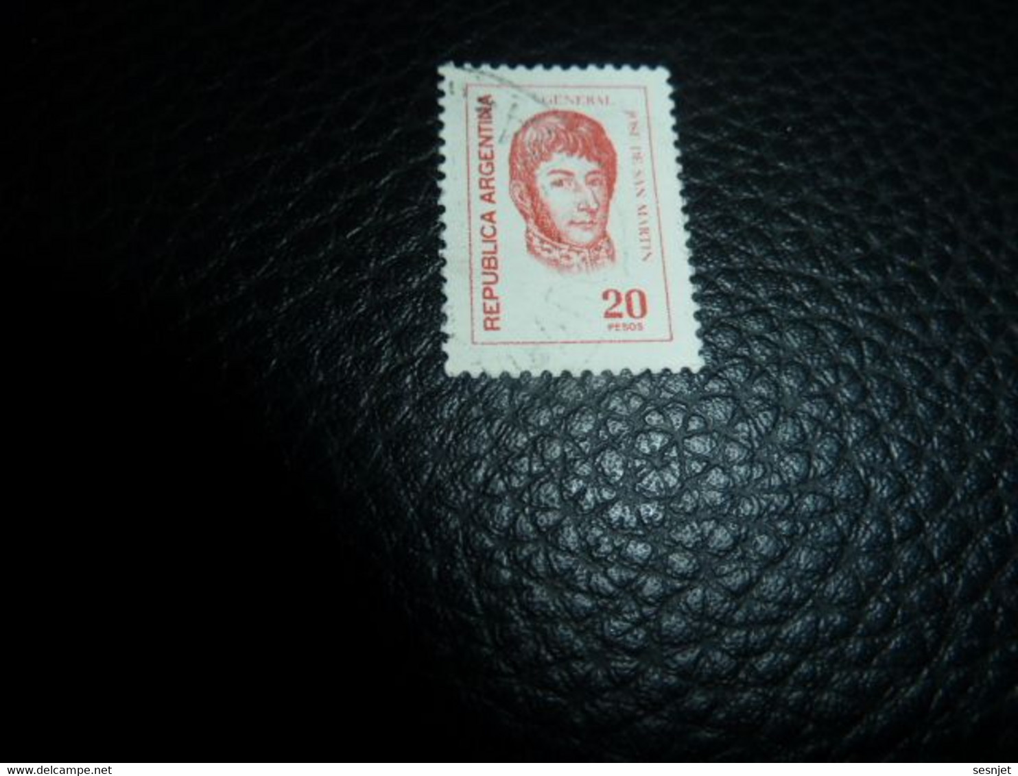 Republica Argentina - Général José De San Martin - 20 Pesos - Yt 1071 - Rouge - Oblitéré - Année 1978 - - Usati