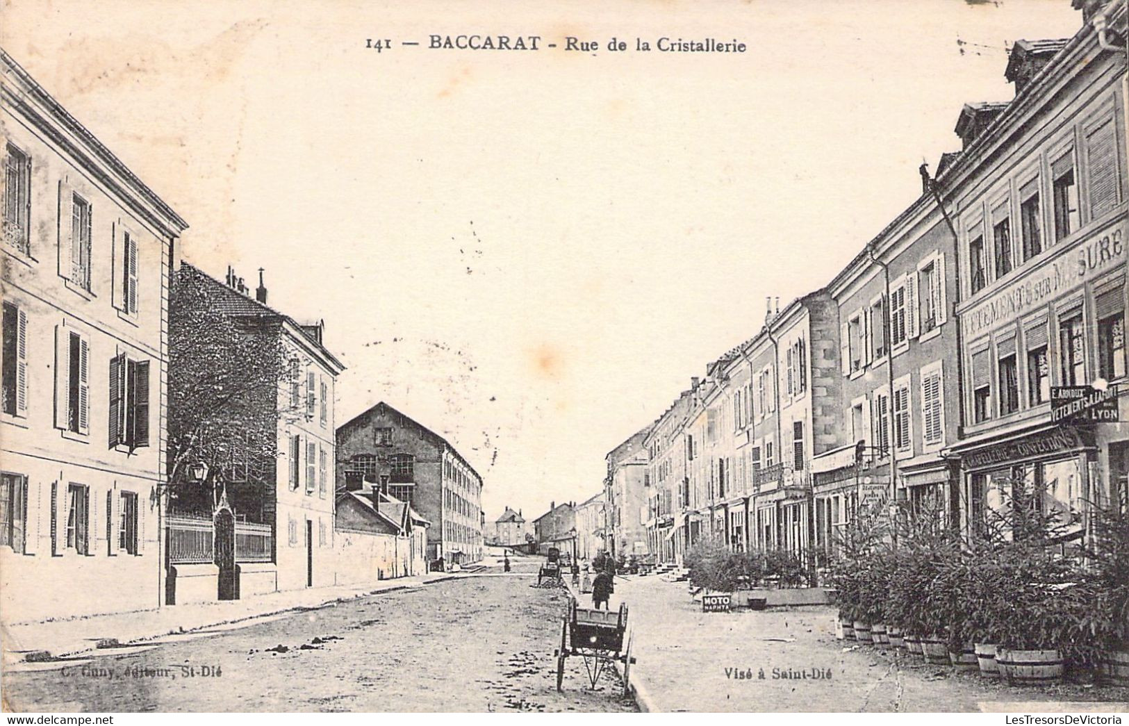 FRANCE - 54 - BACCARAT - Rue De La Cristallerie - Carte Postale Ancienne - Baccarat