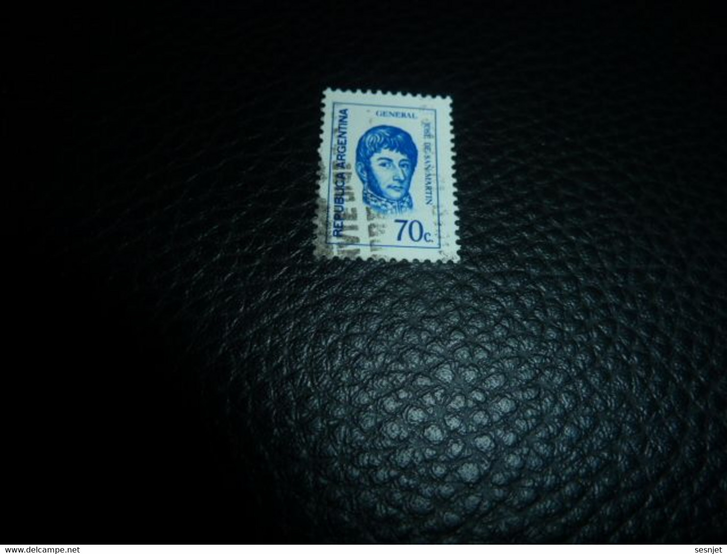 Republica Argentina - Général José De San Martin - 70 C. - Yt 949 - Bleu - Oblitéré - Année 1974 - - Used Stamps