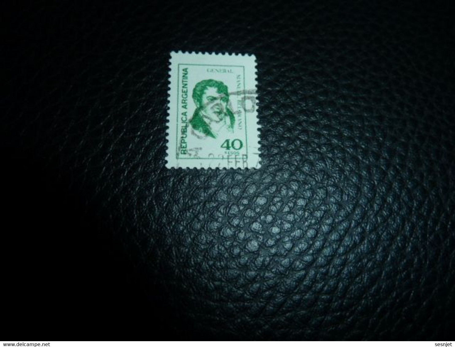 Republica Argentina - Général Manuel Belgrano - 40 Pesos - Yt 1066 - Vert - Oblitéré - Année 1976 - - Used Stamps