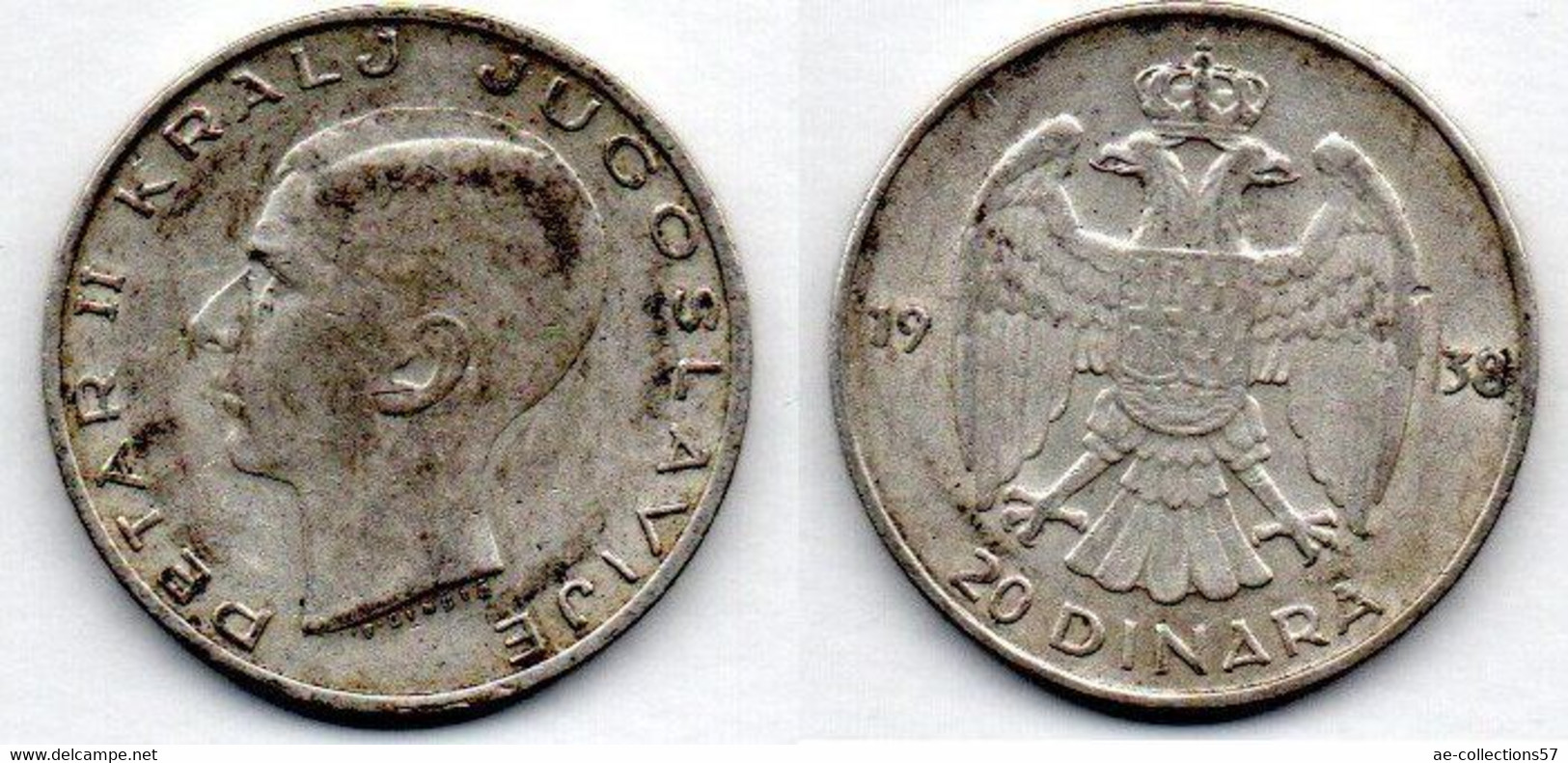 MA 20634 / Yougoslavie - Yougoslavia 10 Dinara 1938 TTB - Joegoslavië