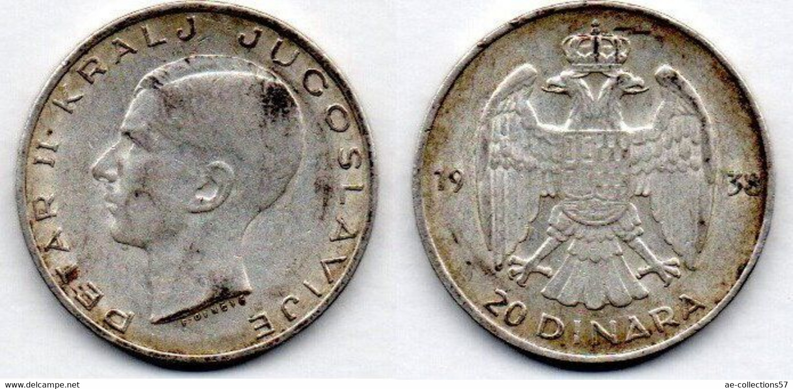 MA 20637 / Yougoslavie - Yougoslavia  10 Dinara 1938 TTB - Yugoslavia