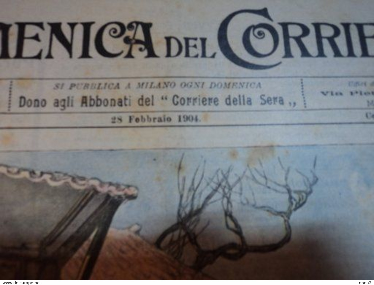 1904 - La Domenica Del Corriere  (n. 6 Prime Edizioni ) - Premières éditions