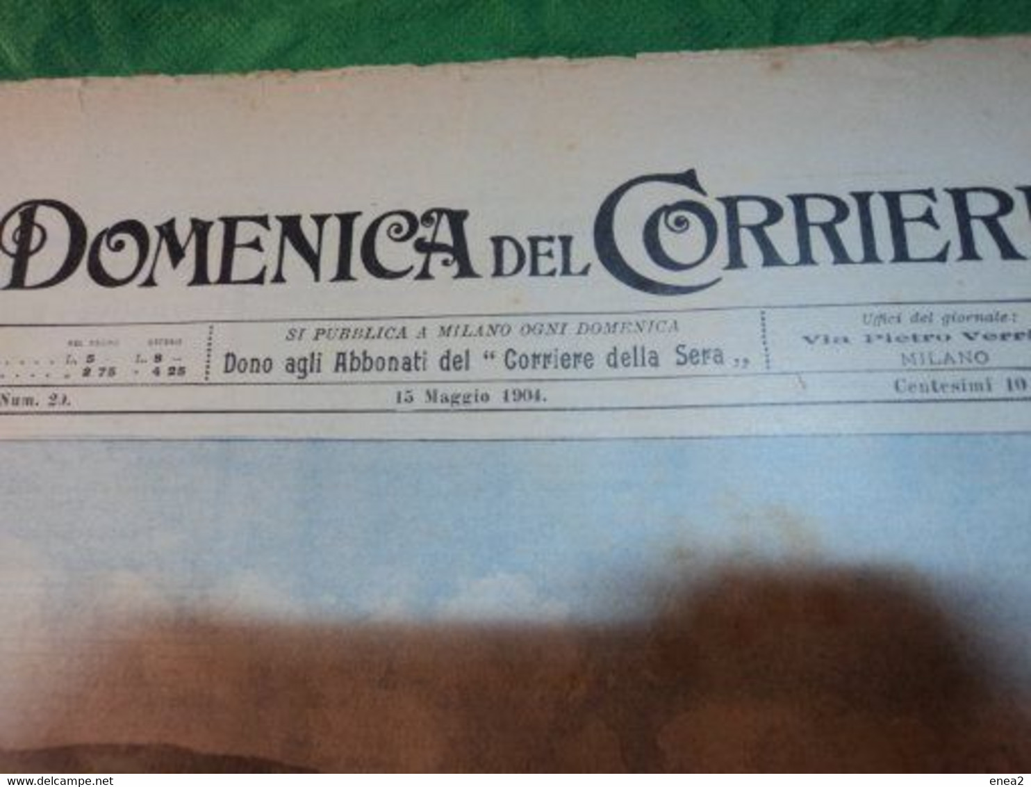 1904 - La Domenica Del Corriere  (n. 6 Prime Edizioni ) - Premières éditions