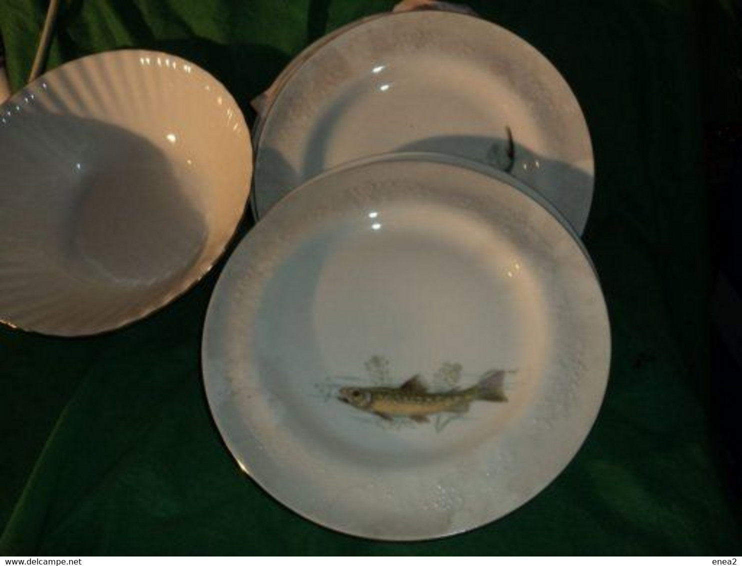 Servizio Pesce In Porcellana Di Bavaria - Dishes