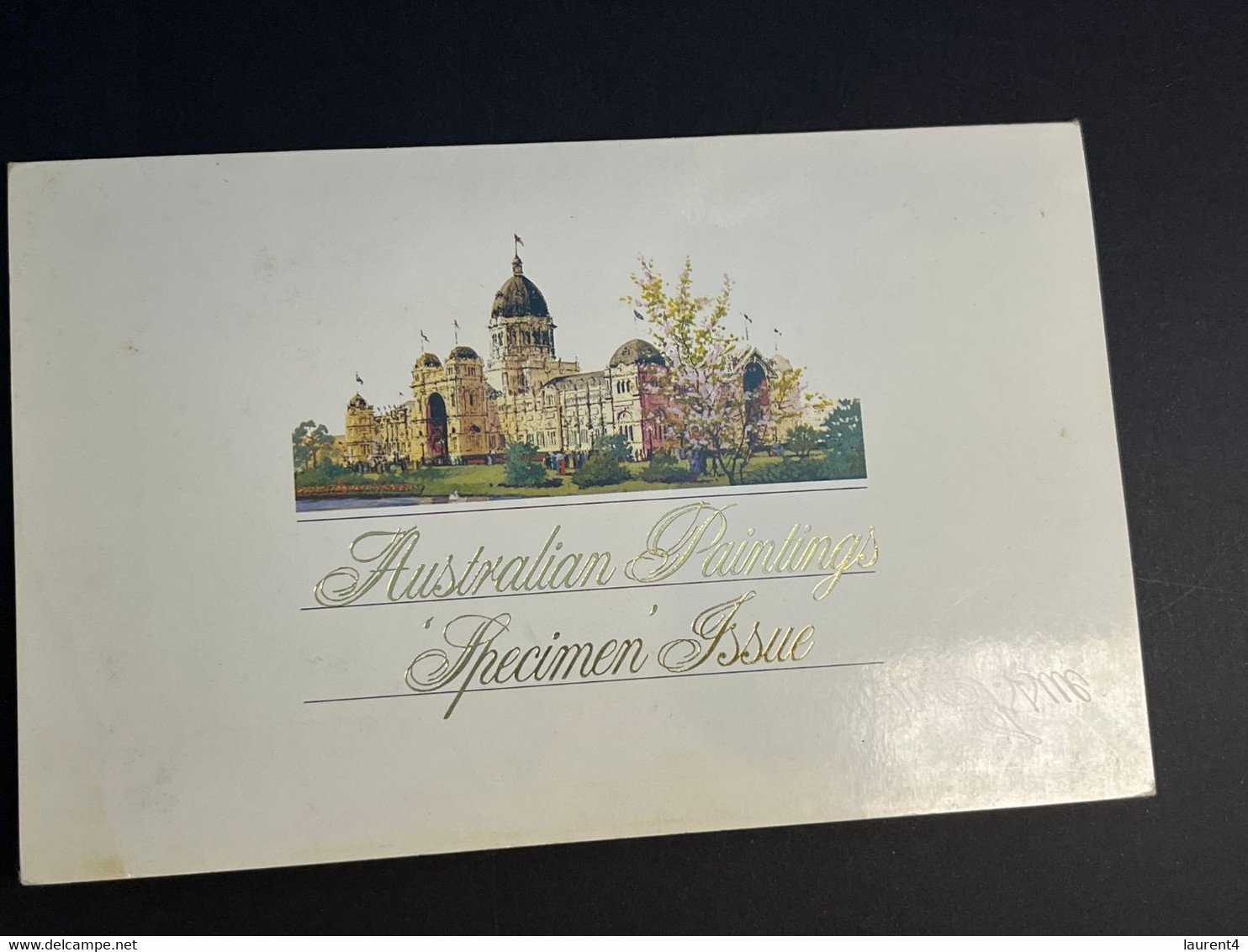 (1 P 9) Australia Painting Specimen Issue (in Folder $10 $5 $2) - Presentation Packs