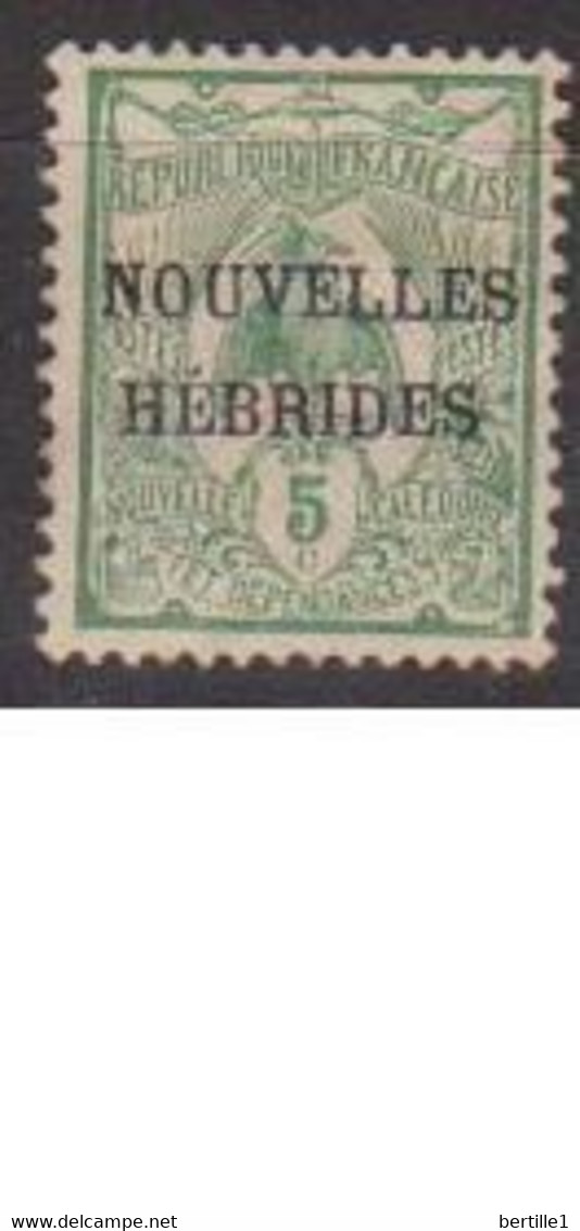 NOUVELLES HEBRIDES    N°  YVERT  1  NEUF AVEC CHARNIERES  ( CH 3/12 ) - Unused Stamps