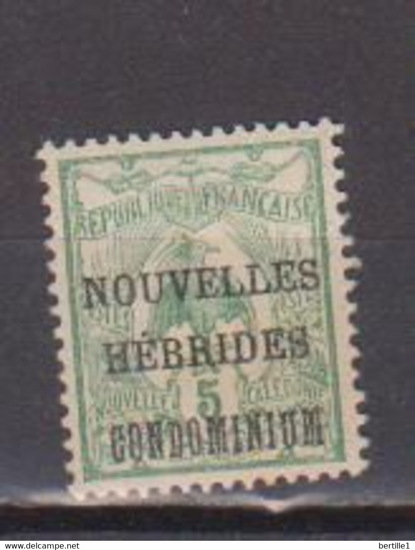 NOUVELLES HEBRIDES    N°  YVERT  15  NEUF AVEC CHARNIERES  ( CH 3/12 ) - Unused Stamps