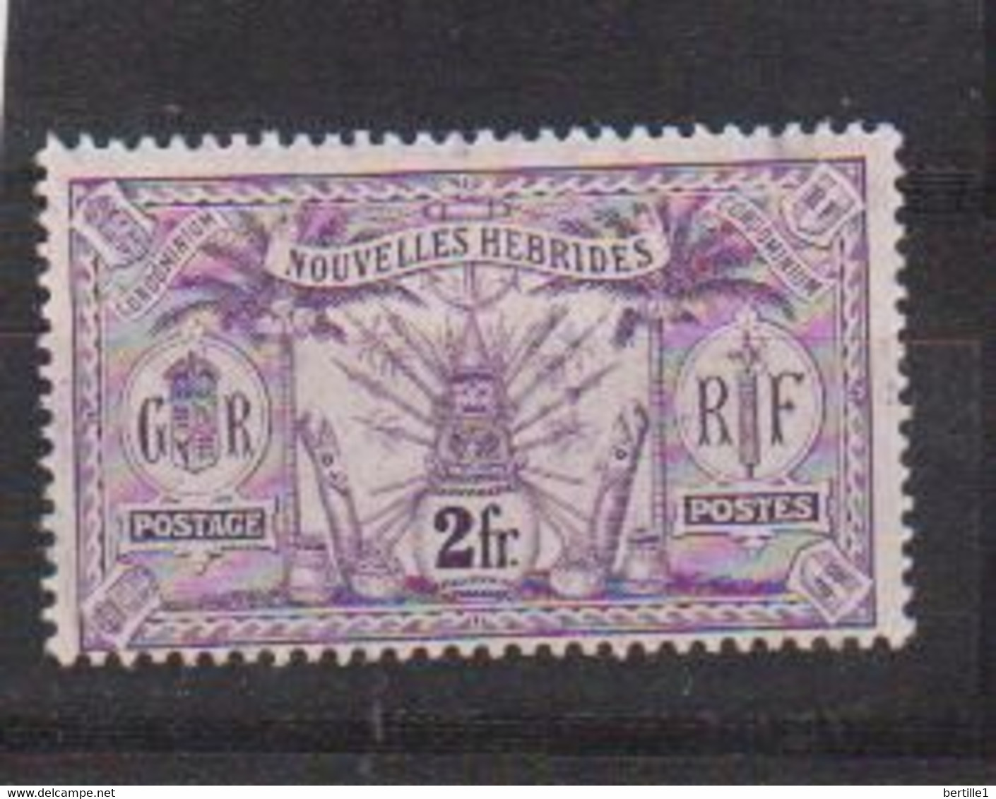 NOUVELLES HEBRIDES    N°  YVERT  47 NEUF AVEC CHARNIERES  ( CH 3/12 ) - Unused Stamps