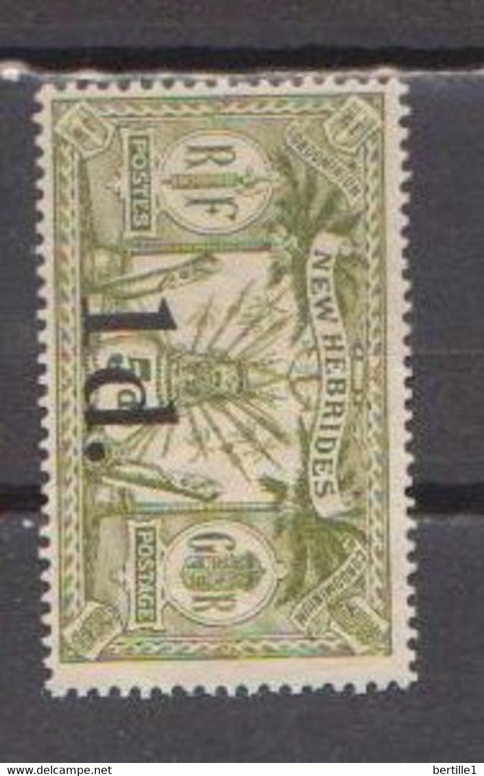 NOUVELLES HEBRIDES    N°  YVERT  64 NEUF AVEC CHARNIERES  ( CH 3/13 ) - Unused Stamps