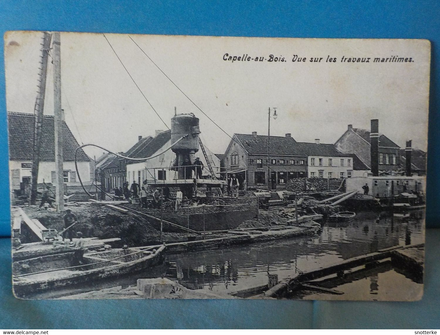 Capelle Au Bois    Vue Sur Les Travaux Maritimes  (Kapelle Op Den Bos) - Kapelle-op-den-Bos