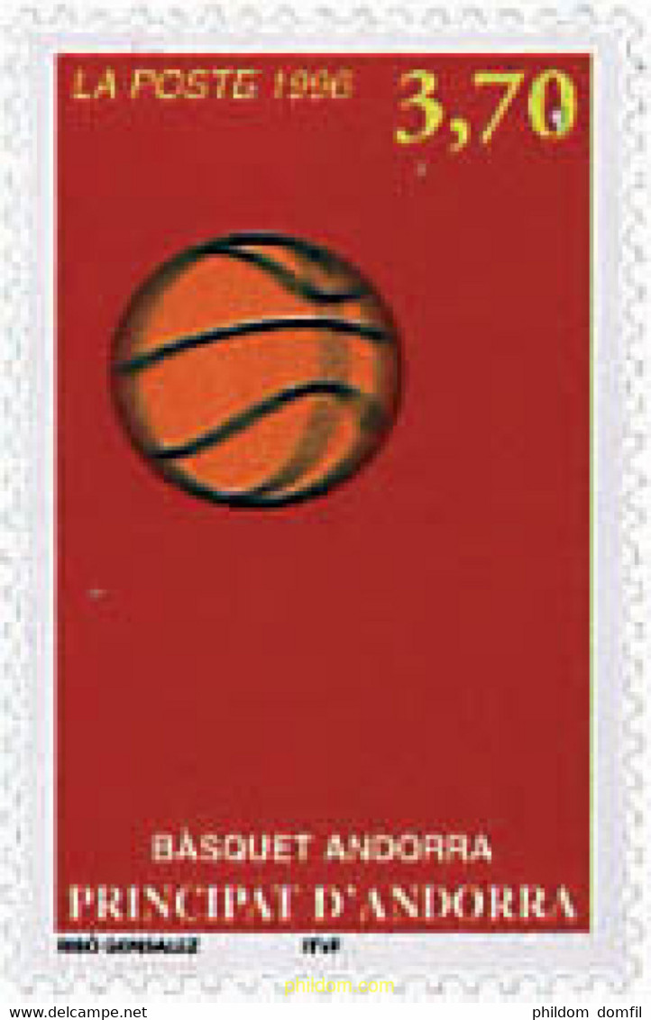 65230 MNH ANDORRA. Admón Francesa 1996 BALONCESTO EN ANDORRA - Sammlungen